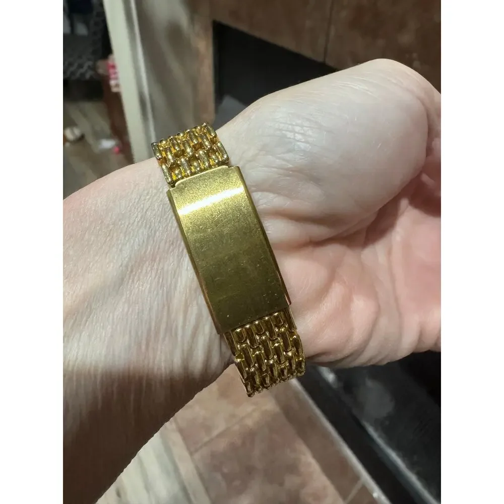 Vintage John Weitz Gold Tone Watch – Blue Dial | Quartz | Japan Movt
